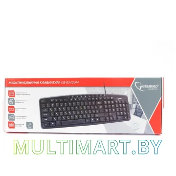 Клавиатура Gembird KB-8340UM-BL картинка 4